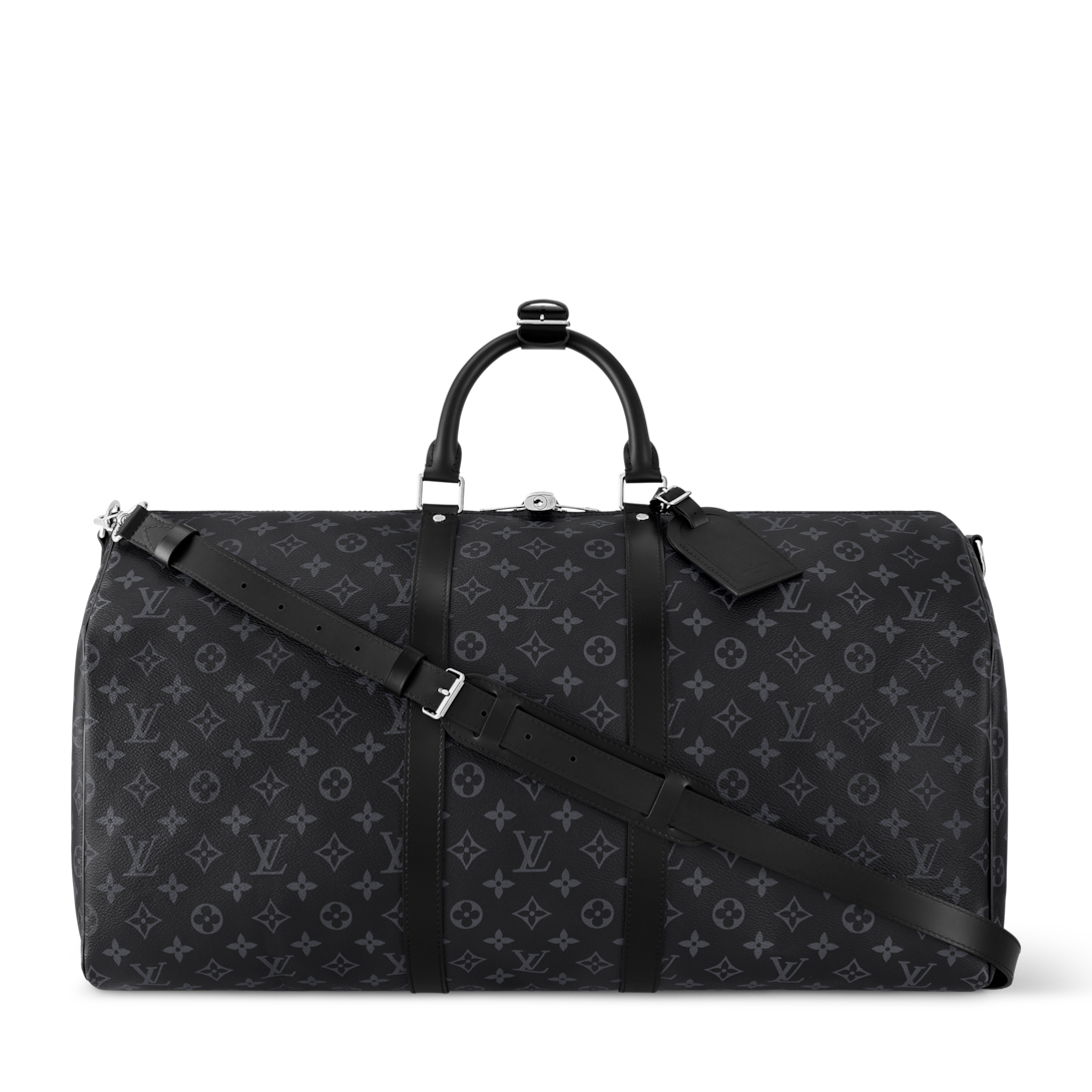 Keepall Bandoulière 55 Monogram Eclipse - Personalisation Leather